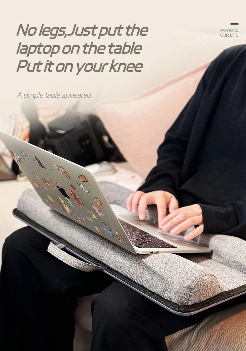 Home office laptop desk, tablet stand, mouse pad, phone stand, laptop desk, student bed desk, desktop height pad, lap desk