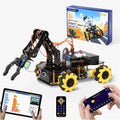 Robotics for Kids Ages 8-12, ACEBOTT Smart Robot Arm Car Kit with 5DOF, STEM Toys for Boys Age 8-12, ESP32 Arduino/Python Coding