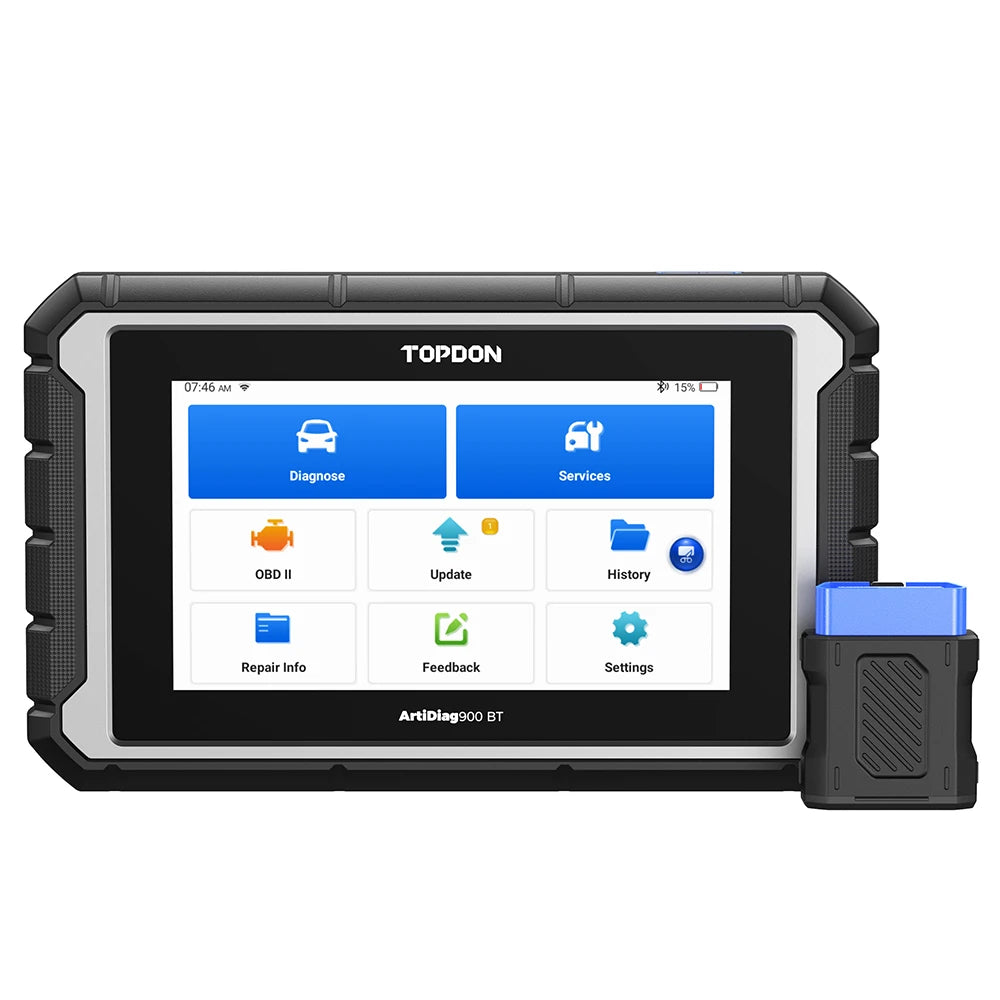TOPDON AD900BT 2026 Newest Obd2 Scanner Bidirectional Full System Diagnostic Tool with ECU Coding 28+ Reset 3 Years Free Update