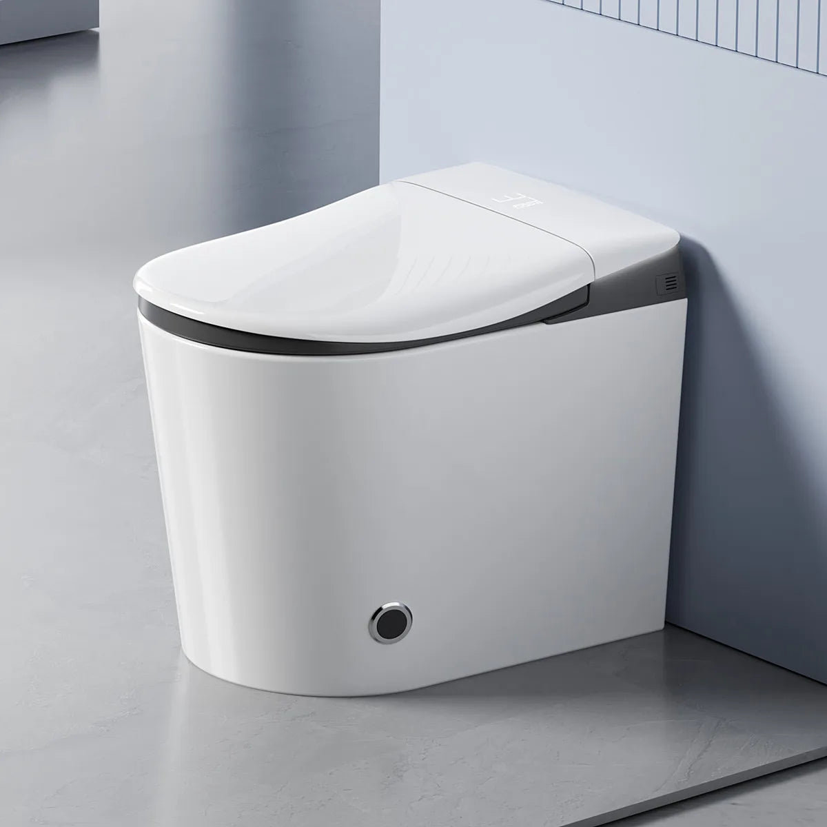 High-End Modern Foot Sensor Flush Innovation Floor Mounted Intelligent Commode Toilet Water Closet Intelligent Smart WC Toilet