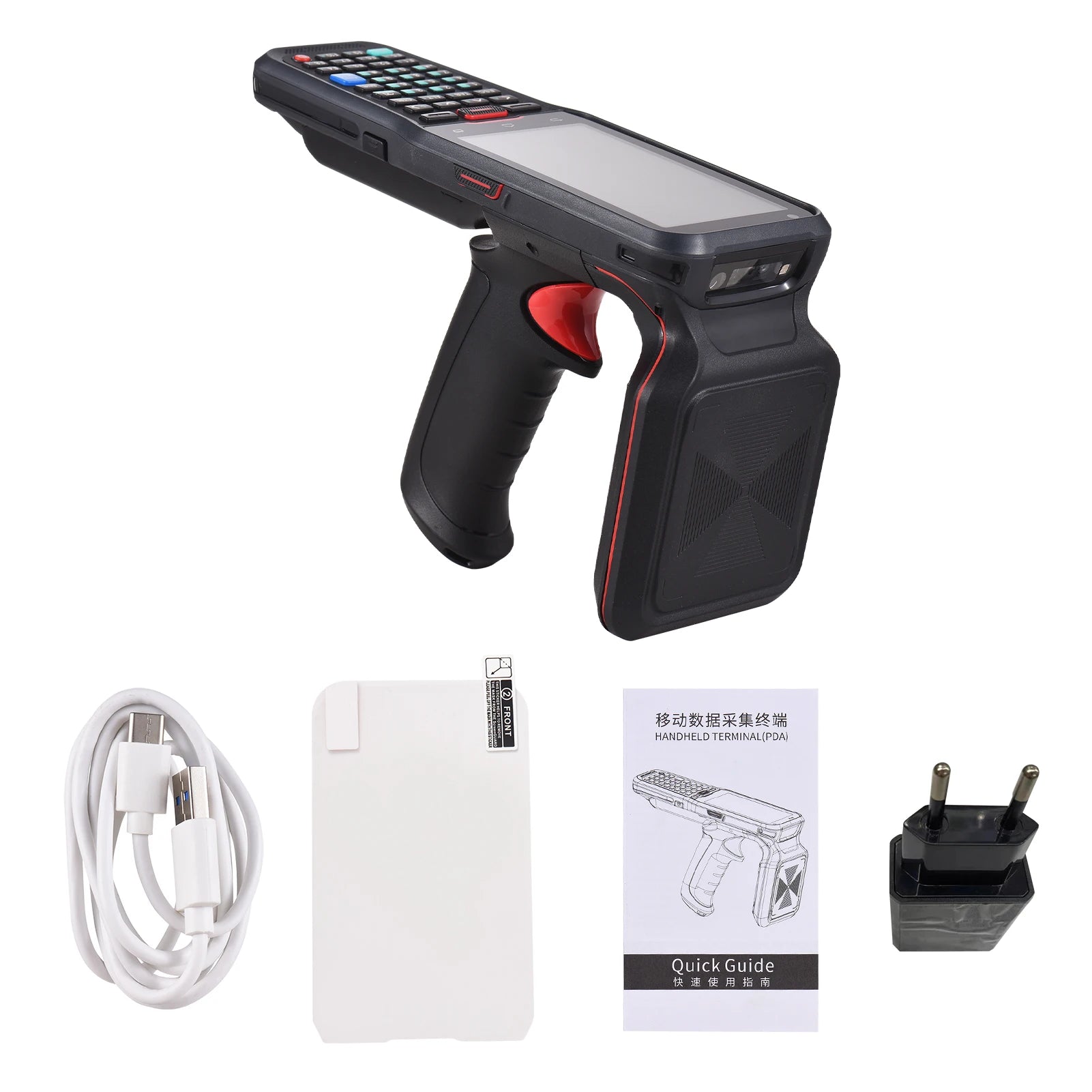 4.0 Inch Touchscreen Handheld  Wireless WiFi 4G Mobile Terminal PDA 2D Scan Engine Android 10.0 1D/2D/QR Barcode Scanner