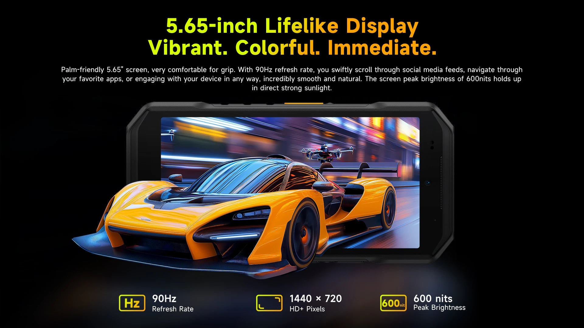 Ulefone Armor X32 Pro 5G Rugged Phone Android 14 16GB+256GB Dimensity 6300 Octa Core 64MP Camera NFC IP68/IP69K Waterproof