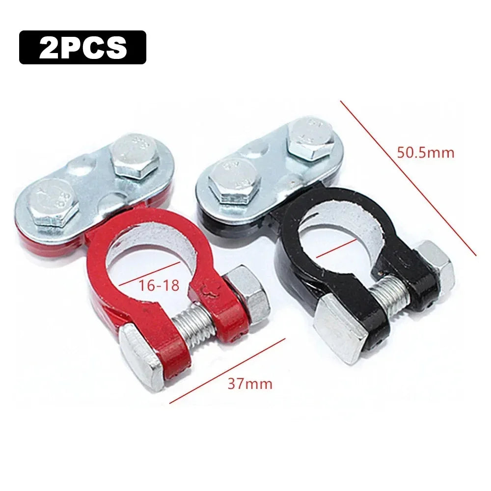 Car Battery Terminal Connectors Quick Releas Top Post Connector Pole Heavy-duty Clamp Clip Terminal Pile Head for Caravan Boat