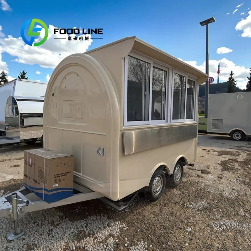 Commercial Hot Sale Food Truck Trailer Fully Equipped Multifunction Mobile Kitchen Customized