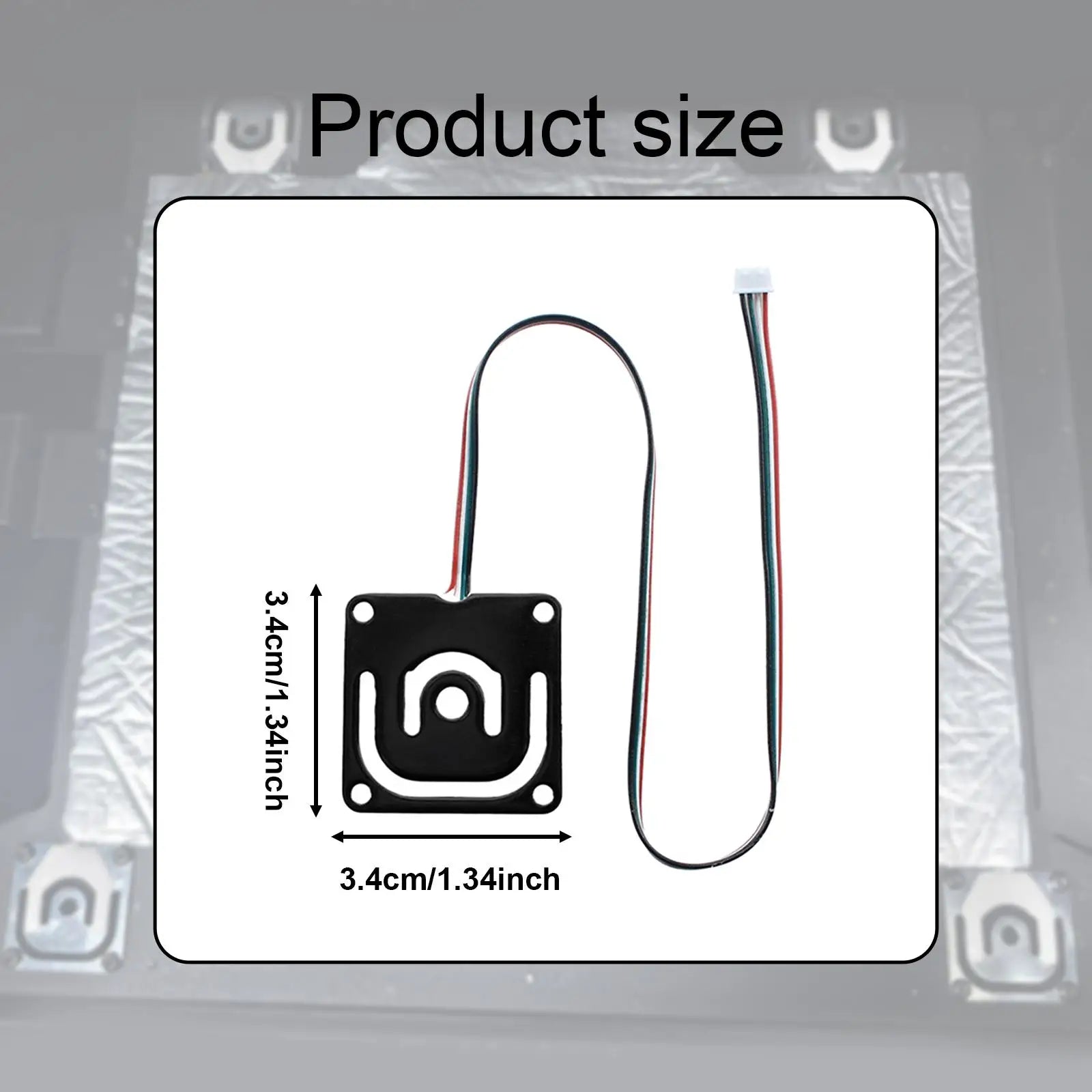 Hot Bed Pressure Sensor Strain Gauge Easy to Use Efficient for K1C/K1 Lightweight Compact 3D Printer Accessories Heat Resistance