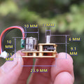 Precision Micro 10mm 2-phase 4-wire Gear Stepper Motor Reducer Hybrid Stepping Motor Flipped Output Shaft For Optical Instrument