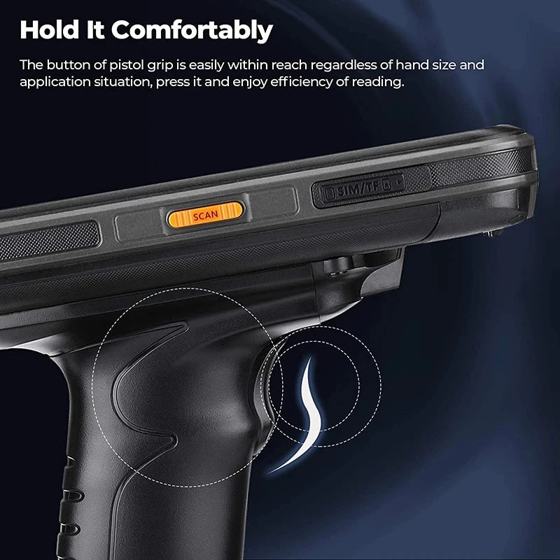 Portable Logistics Handheld PDA Android 13 4G RAM 64G ROM Barcode Scanner 4G LTE WiFi Rugged Data Collector Chainway C72