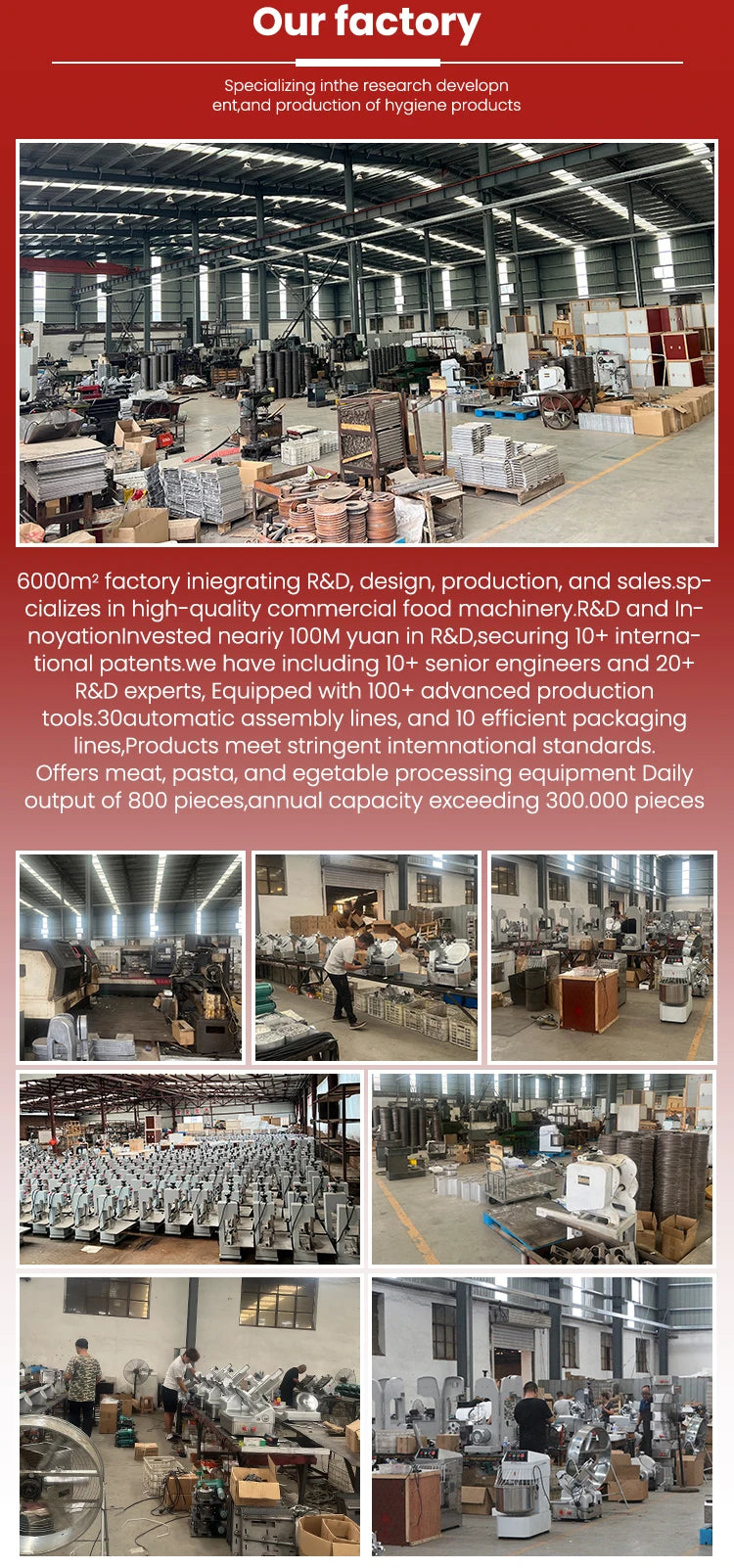 Customized New 40-Liter Double-Action Dual-Speed 2200W Dough Mixer Commercial High-Power Multifunctional
