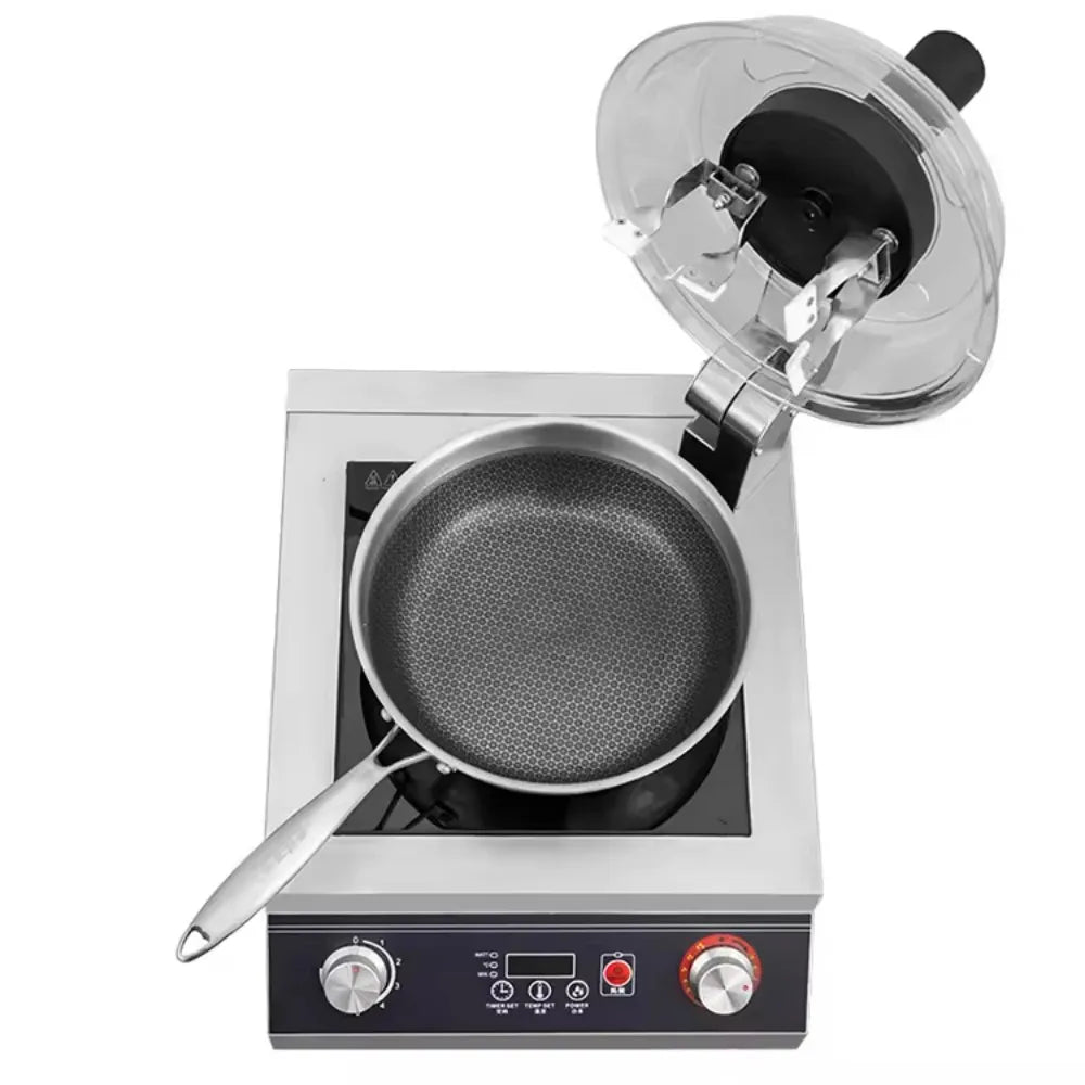 Commercial Cooking Robot Machine  All-in-One Kitchen Cooker with Blender, Multifunctional, Fast Heat, Easy Clean, for Restaurant