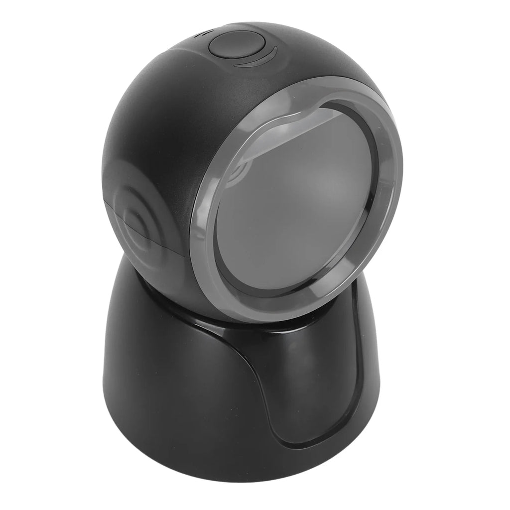 Portable Desktop Barcode Scanner Wireless Bluetooth 2.4G Wired USB Omnidirectional Handfree Automatic USB Barcode Reader Scanner