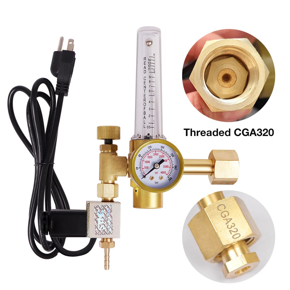 AGc12 CO2 Carbon Dioxide Controller Dual Channel Automatic Greenhouse Plants CO2 Concentration Control Pressure Regulator US EU
