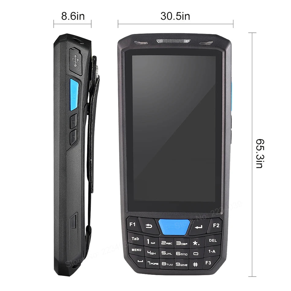 RUGLINE PDA Android Handheld Terminal Honeywell Barcode Scanner 1D 2D QR Portable Data Collector Terminal Device With 4G NFC