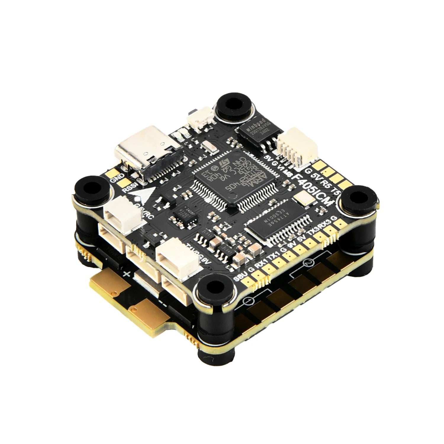 Air Force FT405-60A-CGM Flight Controller & Electronic Speed Controller Mini Stack  for FPV Freestyle Drones Racing Drone