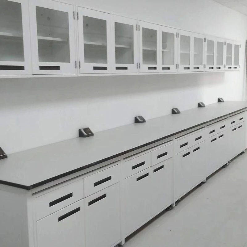 Laboratory Steel Wall Bench Acid And Alkali Resistant And Anti-Corrosion For School Or Hospital Laboratory Room