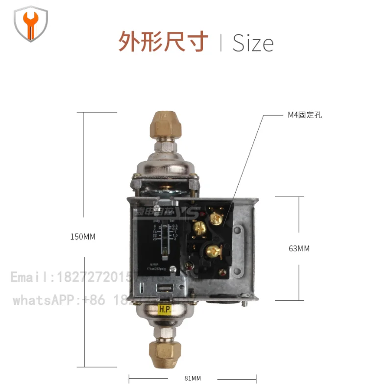Differential pressure controller Differential pressure switch HLD2CHLD4C controller Differential