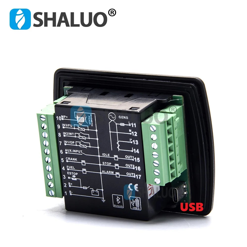 AIG716 LIXiSE Generator Controller Remote Control Module Black Box Function Bluetooth Communication Real Time Storage Parameters