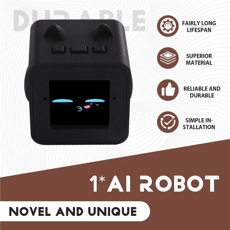 CABE-Xiaozhi Mini AI Robot Intelligent Voice Chatbot, AI Emotional Interaction, Smart Learning Gift,AI Companion Robot