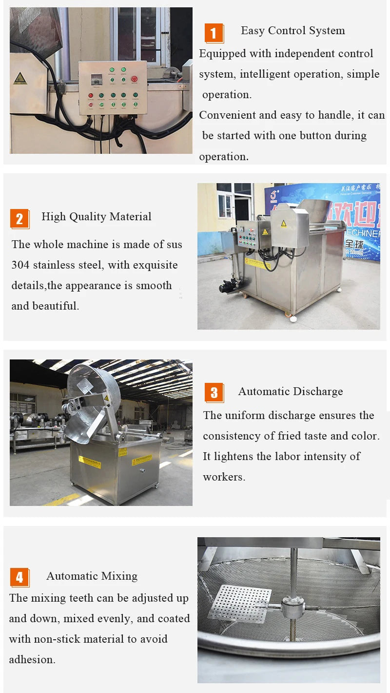 Heavy Duty Commercial Gas Deep Fryer Customized Professional Kitchen Frying Machine Energy Saving Snack Fryer For Restaurant