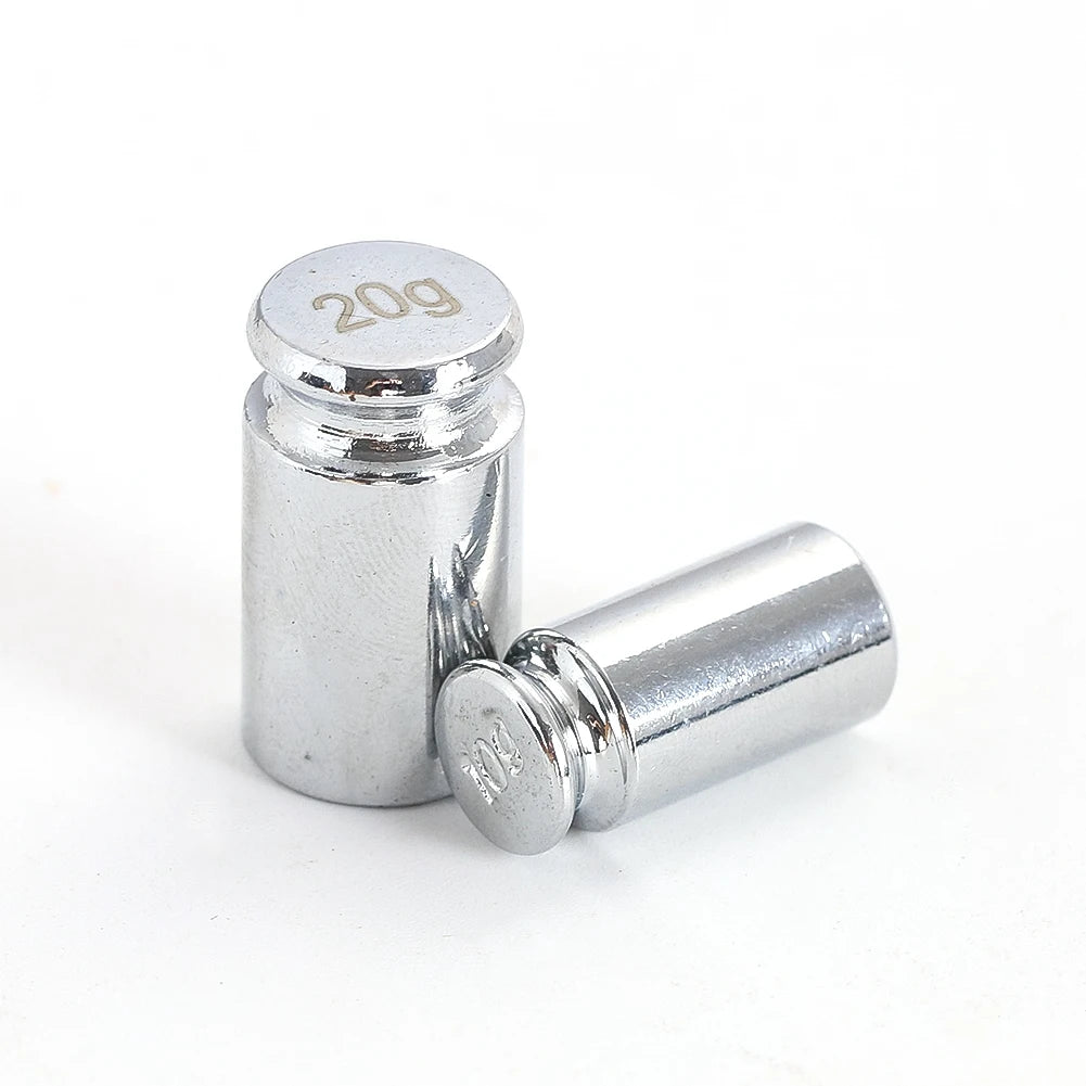 Precision Metal Calibration Weights Polished Steel Scale Test Weight Set Accurate Measuring Balance Accessories Lab Home Tools