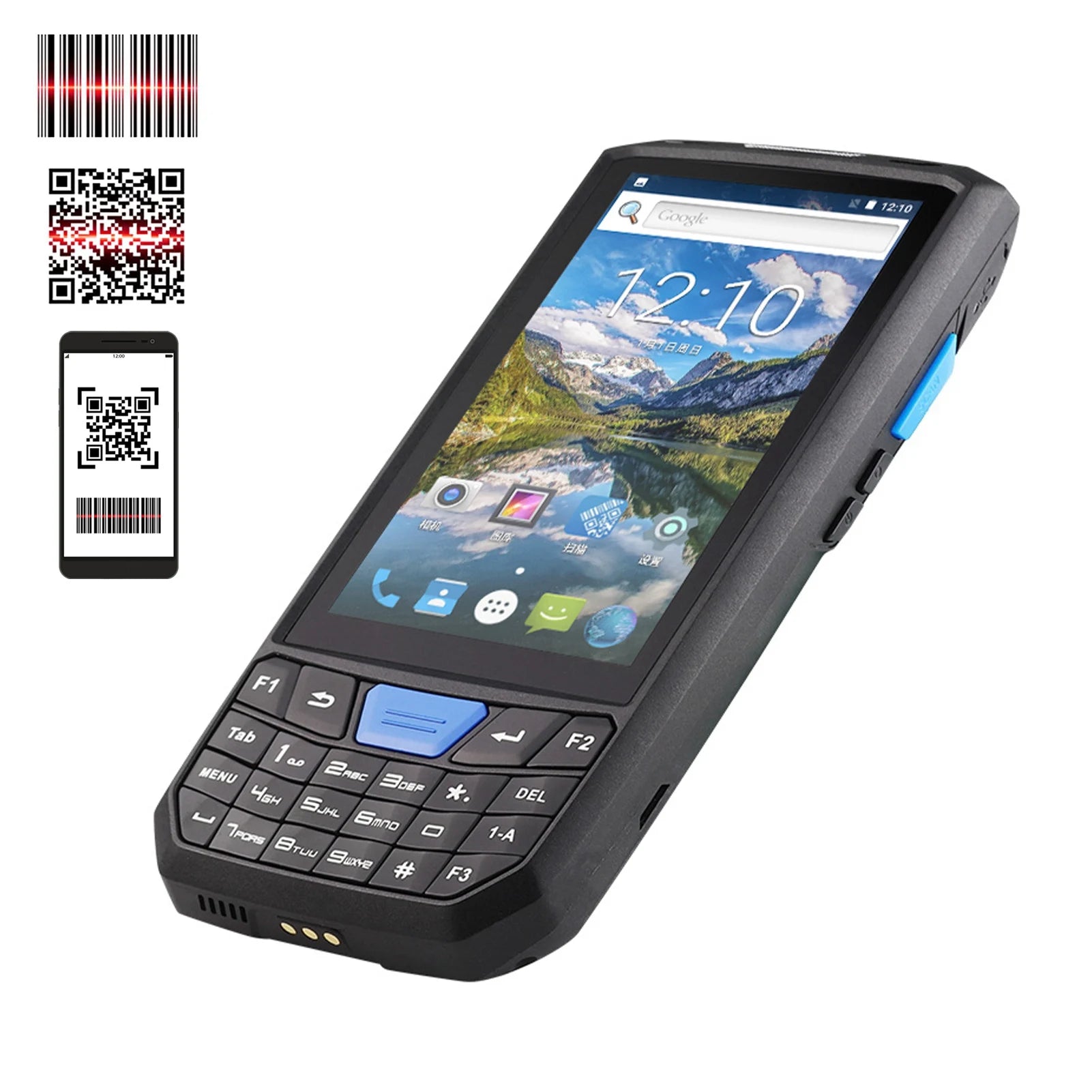 PDA Android handheld terminal Honeywell barcode scanner 1d laser 2d QR portable data collector terminal device with WIFI 4G NFC