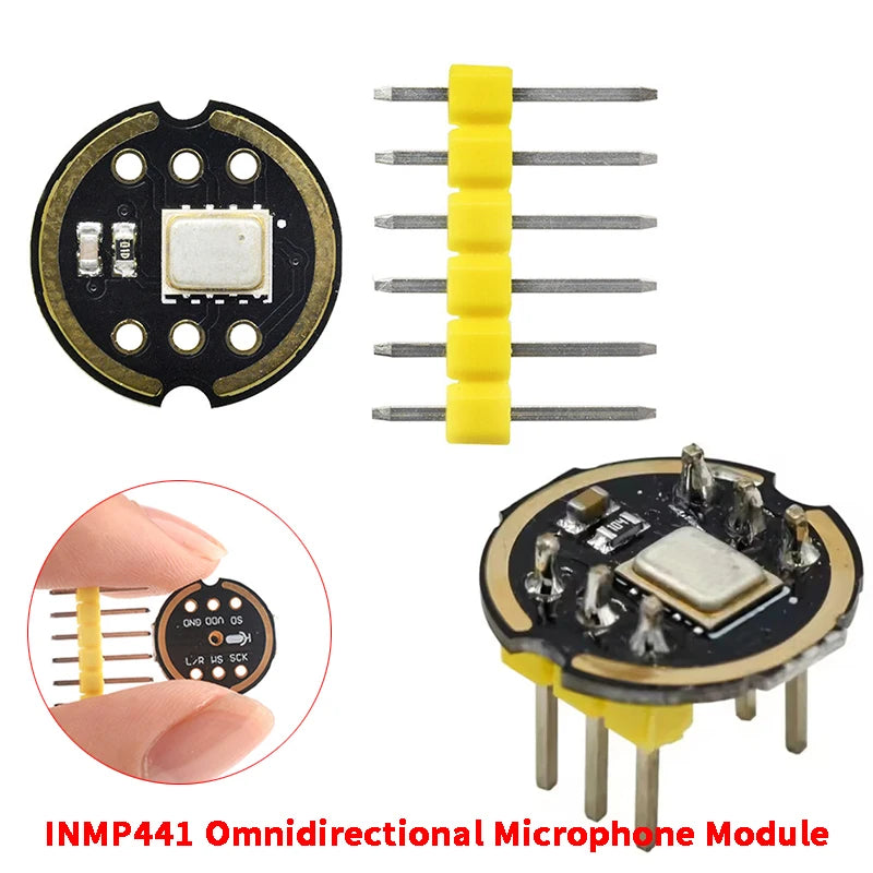 INMP441 Digital Output Sensor Module MEMS High Precision Omnidirectional Microphone Sensor Module Compatible with ESP32