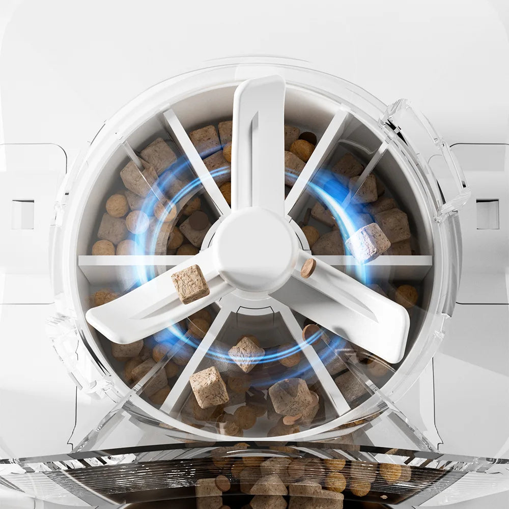 New Smart XL Capacity Pet Feeder with Wide-Angle Camera, Timed Portion Control for Cats & Dogs, APP Controlled Dispenser