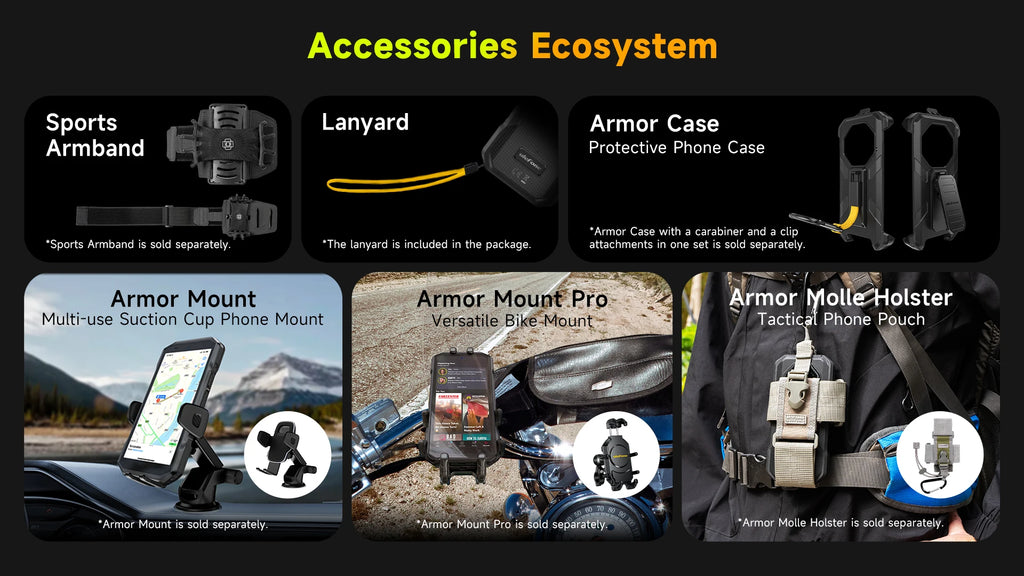Ulefone Armor X32 Pro 5G Rugged Phone Android 14 16GB+256GB Dimensity 6300 Octa Core 64MP Camera NFC IP68/IP69K Waterproof