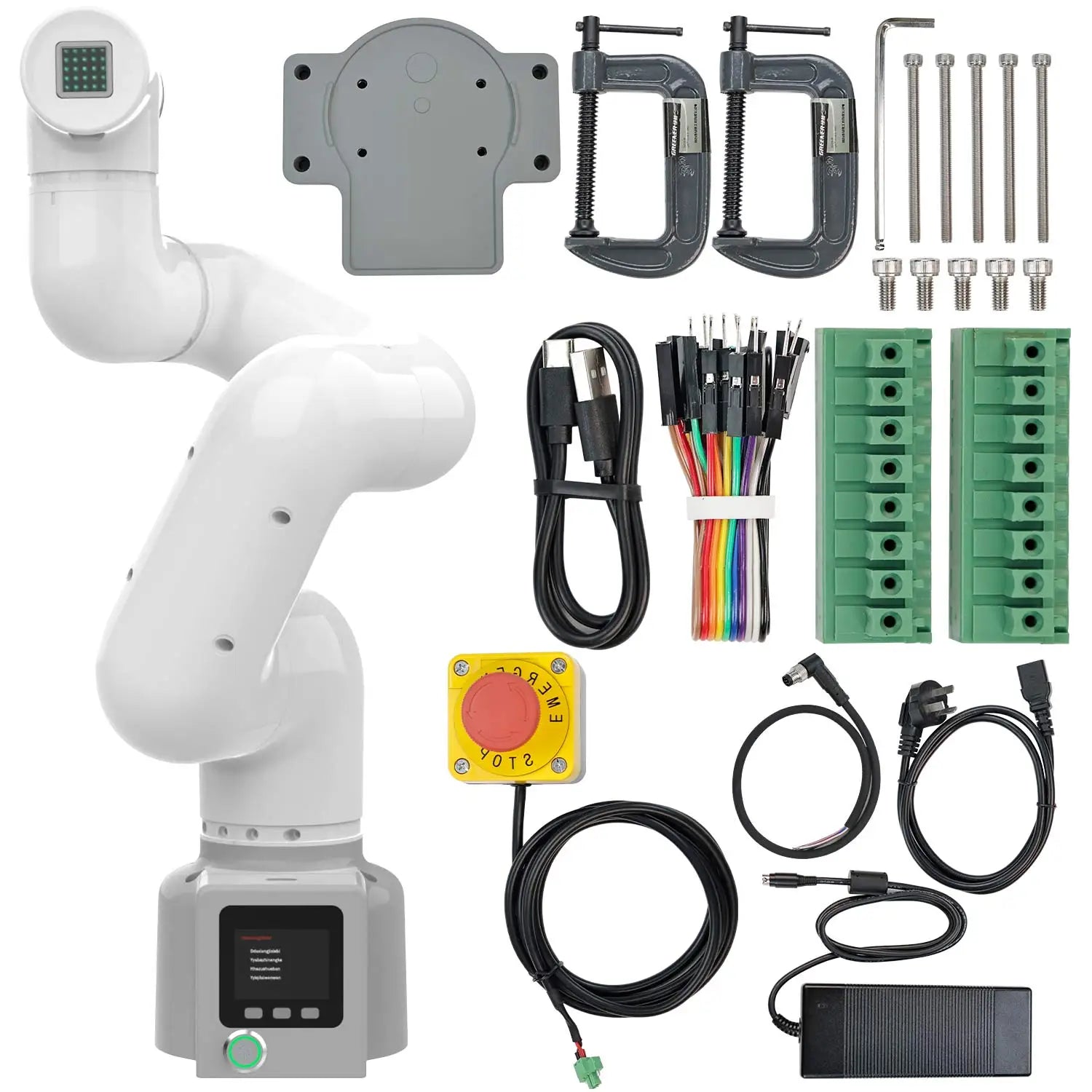 myCobot 320 M5 Robotic Arm 7DOF Collaborative Robot 1KG Load Support APP Control ROS2 Simulation Python C JavaScript Programming