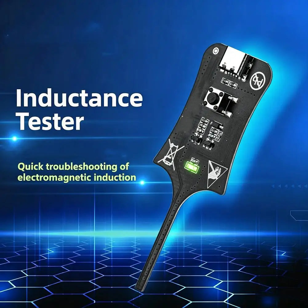 Precision Inductance Meter for Phone Repair Motherboard Short Circuit Finder Electromagnetic Induction Fault Detection Tool