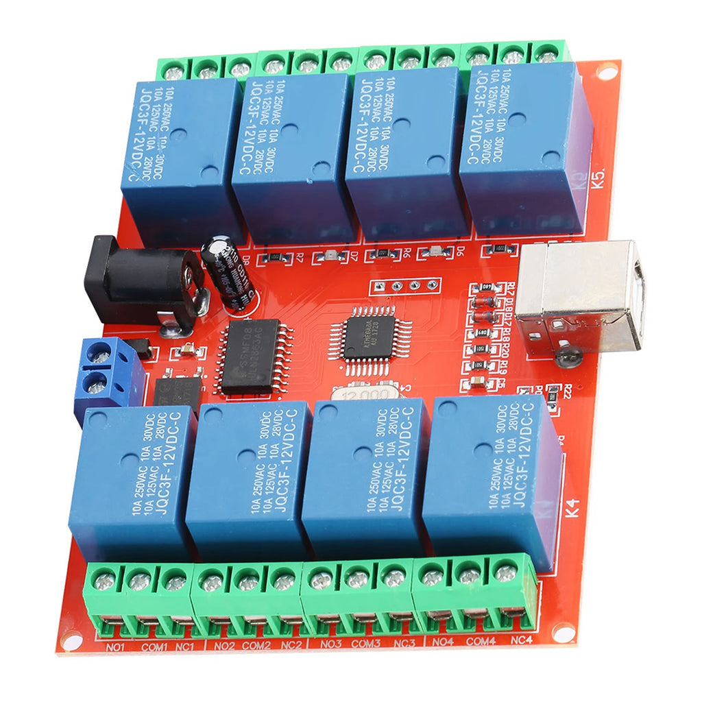 8-channel Relay Controller Smart Relay  12V 8-channel Computer USB Controller  Relay Module PC Smart Controller