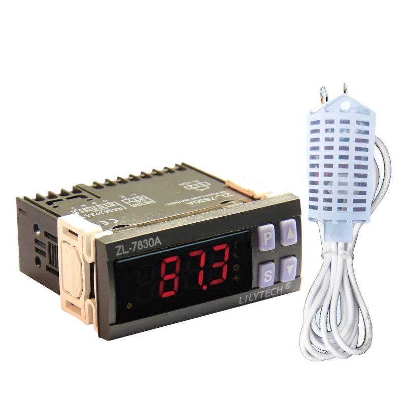 ZL-7830A, Humidity Controller, Hygrostat, Lilytech  30A relay, 100-240Vac,