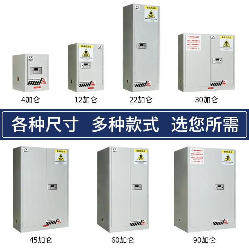 Laboratories, Highly Toxic Dangerous Goods Safes, Double Locks, Double Locks, Codes, Drug Storage Cabinets