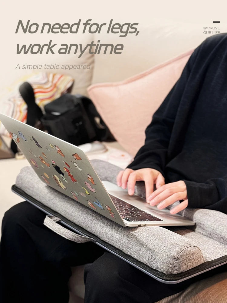 Home office laptop desk, tablet stand, mouse pad, phone stand, laptop desk, student bed desk, desktop height pad, lap desk