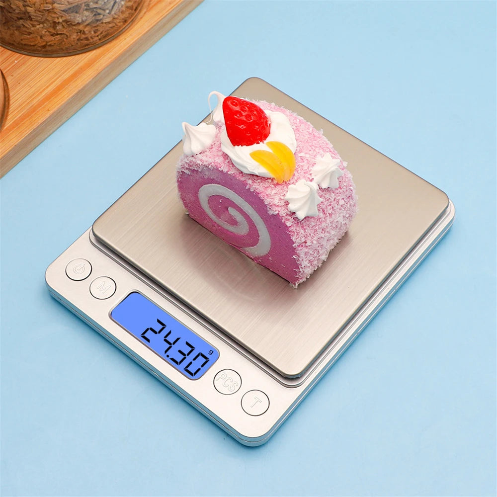 Precision Digital Pocket Scale Kitchen Weighing Scale Electronic Jewelry Scale Mini Balance Gram Scale 0.1g Accuracy for Gold