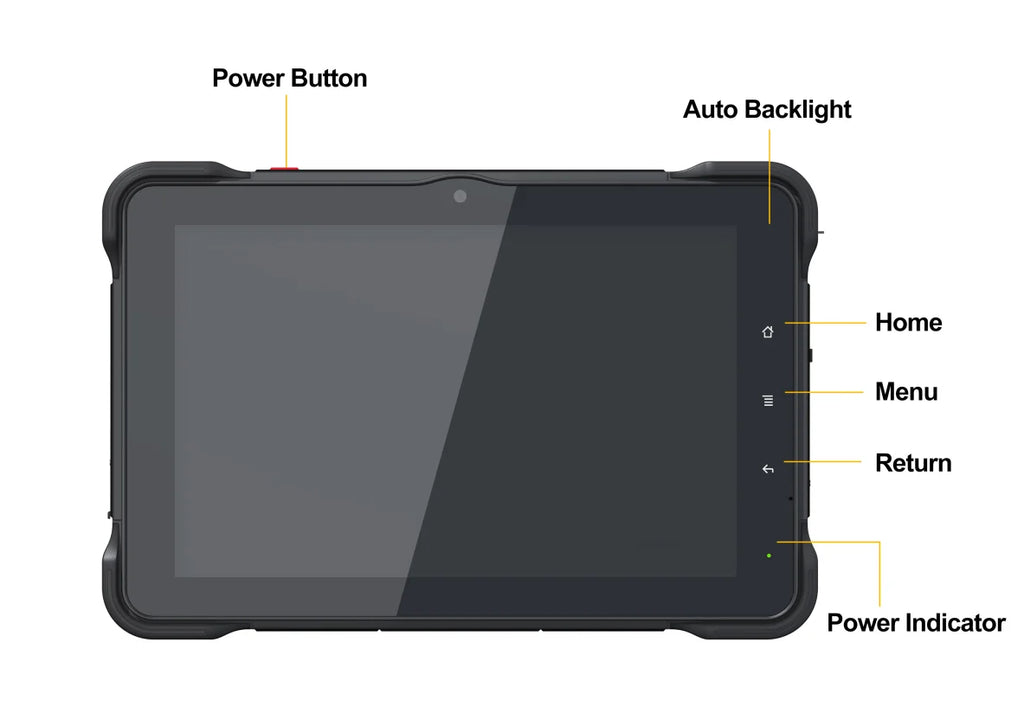 3RTablet Rugged Android 9.0 Embedded 10 Inch Panel With 4 Channel AHD Camera And 4G/WiFi/GPS For Tracking Vehicle