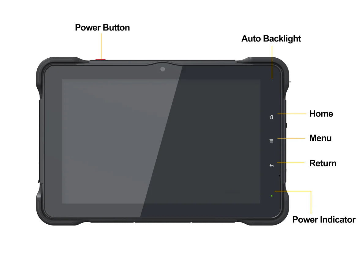 3RTablet Rugged Android 9.0 Embedded 10 Inch Panel With 4 Channel AHD Camera And 4G/WiFi/GPS For Tracking Vehicle