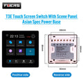 FUERS Smart Wall Switch 4 Inch Touch Screen Multi-functional T3E Switch Scene Panel Intelligent Home Touch Screen Zigbee