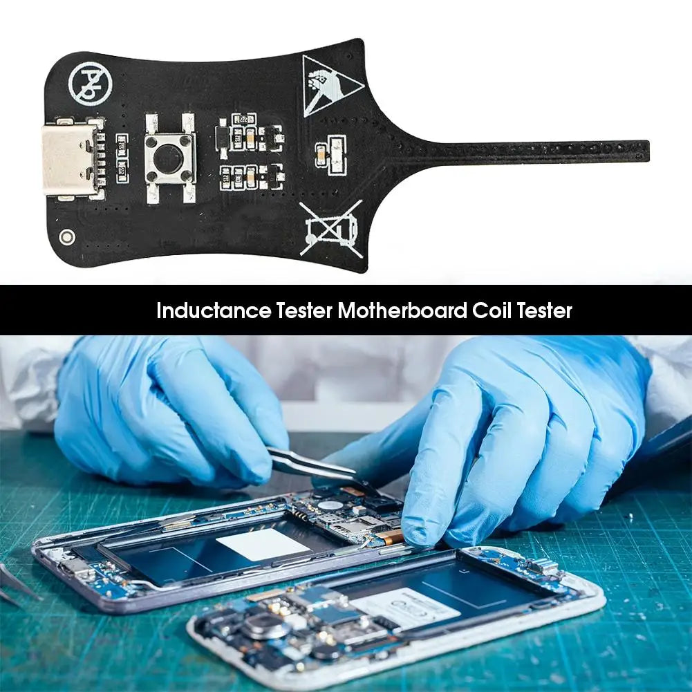 Precision Inductance Meter for Phone Repair Motherboard Short Circuit Finder Electromagnetic Induction Fault Detection Tool