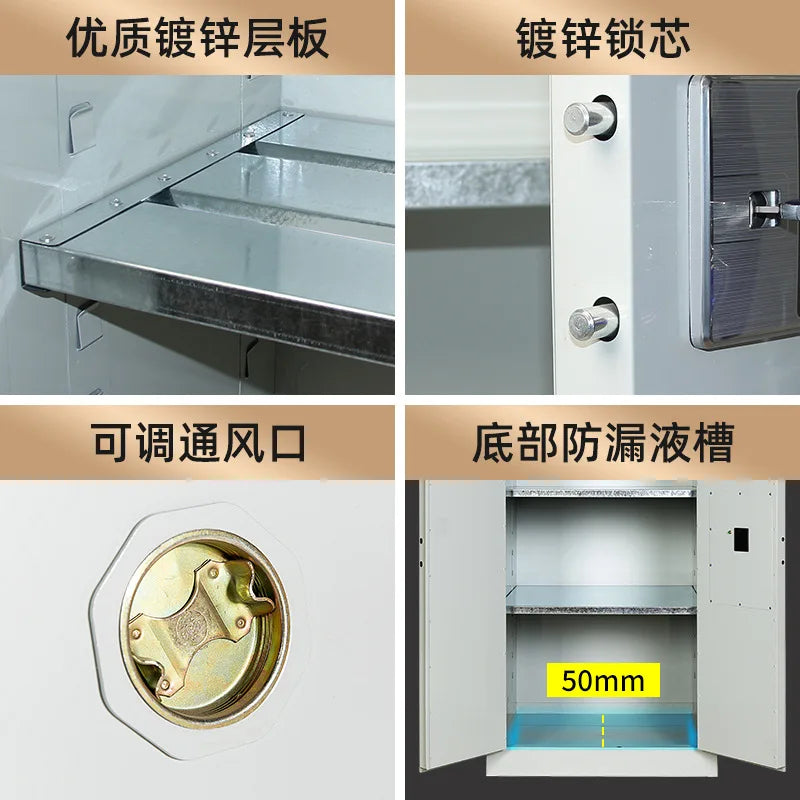 Laboratories, Highly Toxic Dangerous Goods Safes, Double Locks, Double Locks, Codes, Drug Storage Cabinets