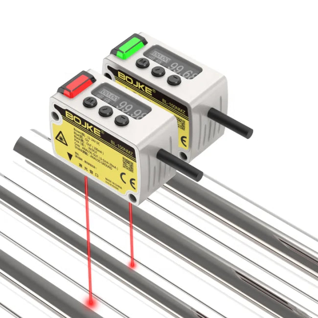 High Precision Distance Laser Ranging Displacement Sensors Square Laser Distance Detection Sensor for Cutting Machine