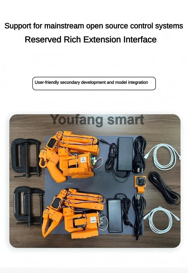 Assembled Low-Cost SO-ARM101 Open Source 6 Axis Robotic Arm LeRobot Embodied AI Vision Recognition SO101 Programmable Robot Kit