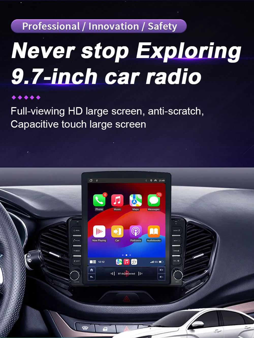 9.7 inch Android 16 Car For Ford Ranger 2012 2013 2014 2015 GPS Navigation High-performance CPU DVD Player Car Stereo Head Unit