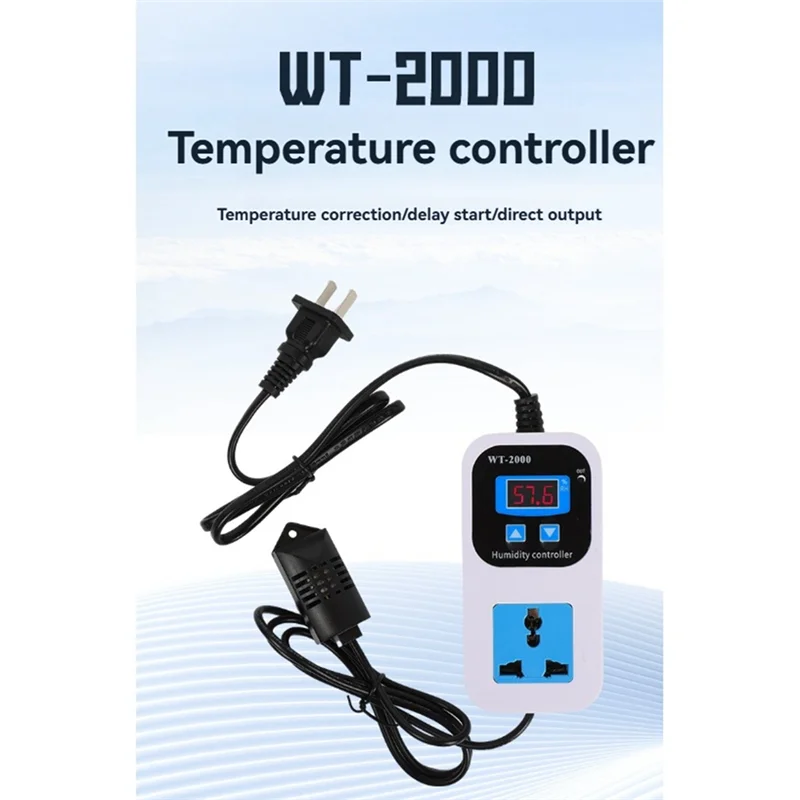 110V-220V Humidity Controller Intelligent Temperature Andhumidity Controller Forscale Breeding-Y47A