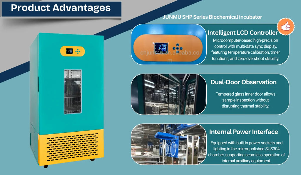 Laboratory Biochemical Incubator Automatic Cooling Heating With Forced Convection Air Duct For Microorganism Preservation
