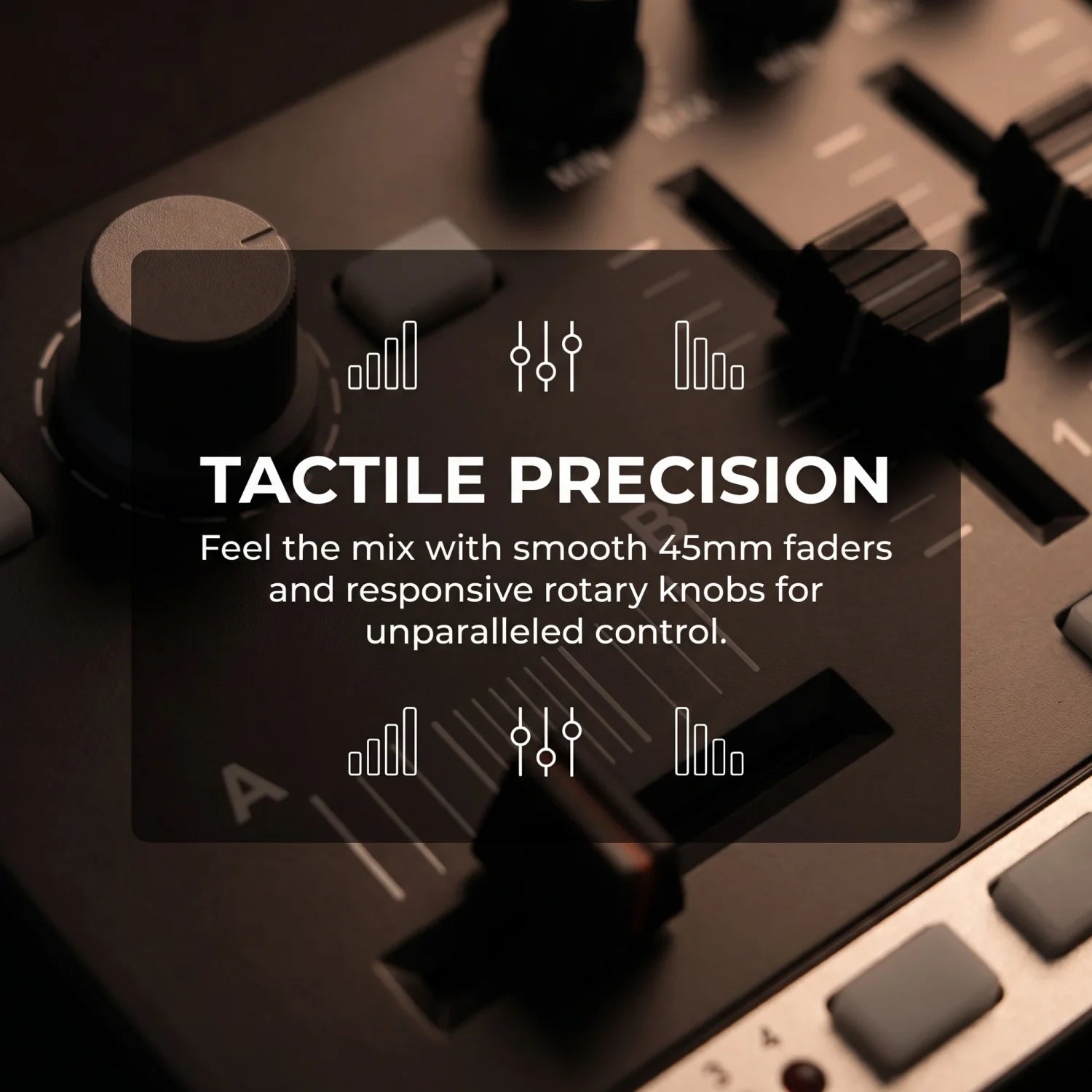 Worlde EasyControl.9 MIDI Controller – 9 Assignable Knobs/Sliders/Buttons, 6 Transport Controls, Plug & Play, No Driver Needed