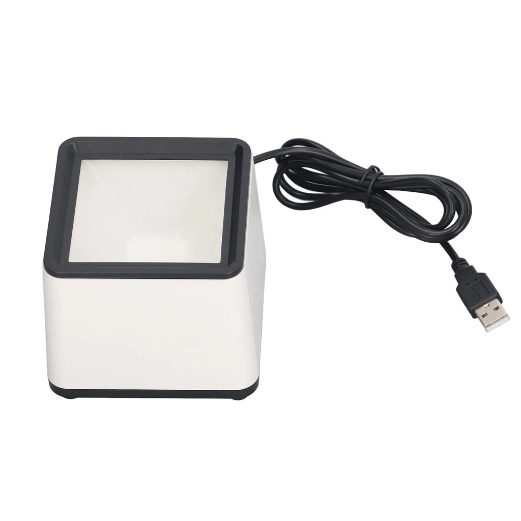 Desktop Barcode Scanner Hands  Barcode Scanner Voice Announcement Quick Response 2D Desktop Barcode Reader for Business