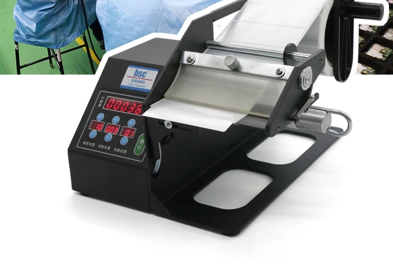 Automatic sticker  dispenser  Machine Barcode Paper Label Paper Dispenser Label Stripper Machine