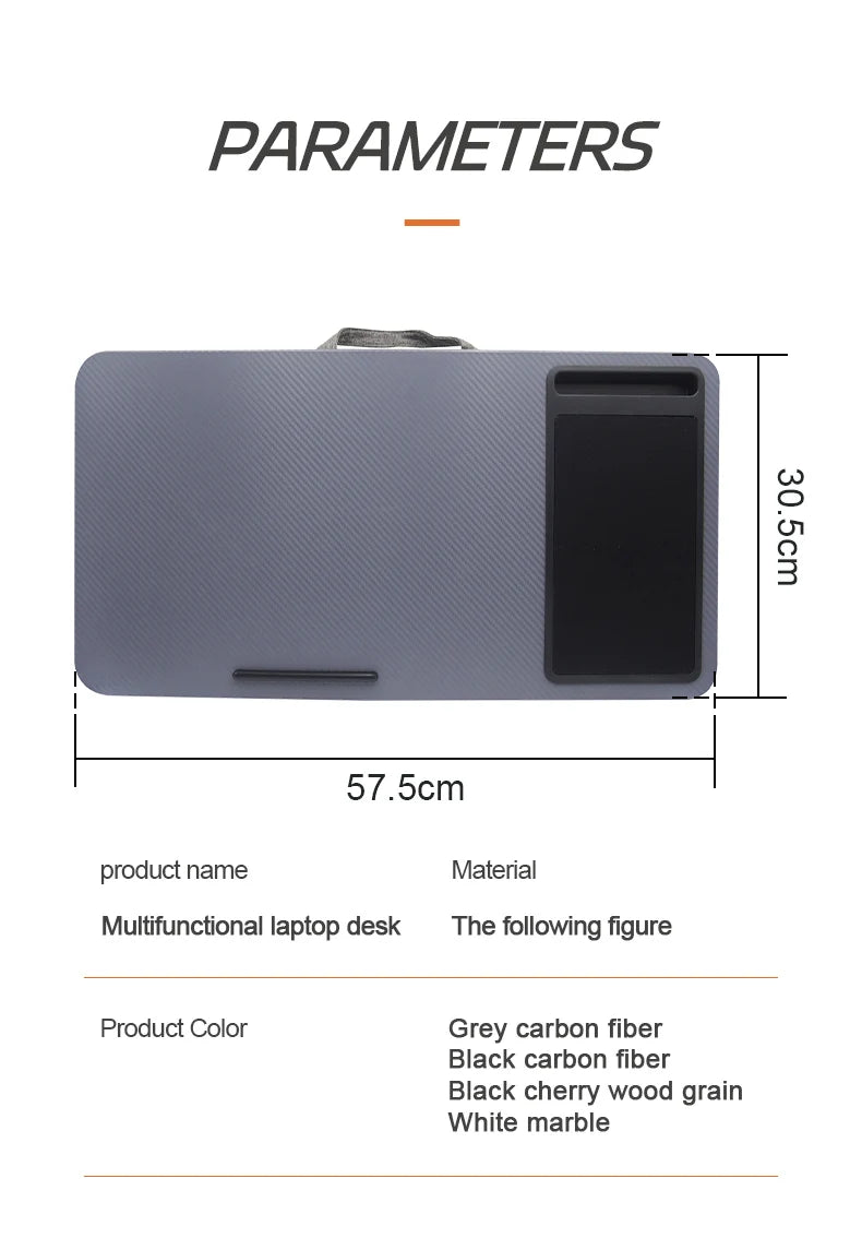 Home office laptop desk, tablet stand, mouse pad, phone stand, laptop desk, student bed desk, desktop height pad, lap desk