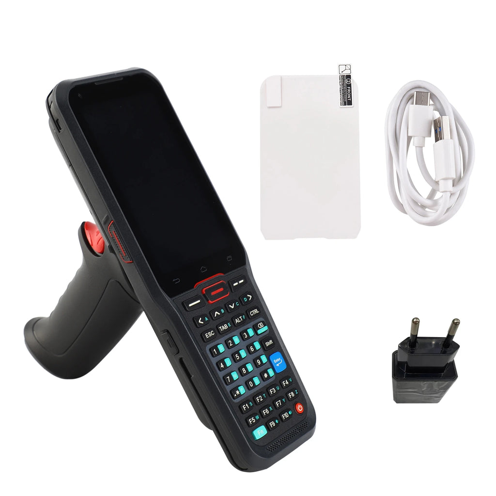 4.0 Inch Touchscreen Handheld  Wireless WiFi 4G Mobile Terminal PDA 2D Scan Engine Android 10.0 1D/2D/QR Barcode Scanner