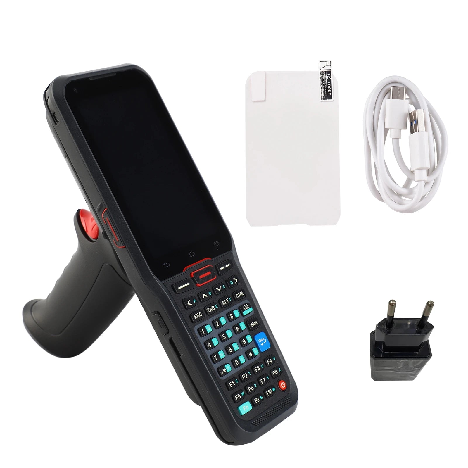 4.0 Inch Touchscreen Handheld  Wireless WiFi 4G Mobile Terminal PDA 2D Scan Engine Android 10.0 1D/2D/QR Barcode Scanner